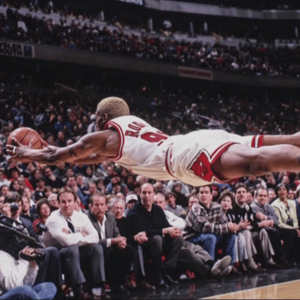 Dennis Rodman dive