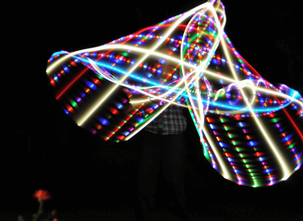 Wow your Audience and Glow in the Dark with a LED Hula Hoop